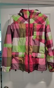 Billabong 10k plaid snowboard ski jacket